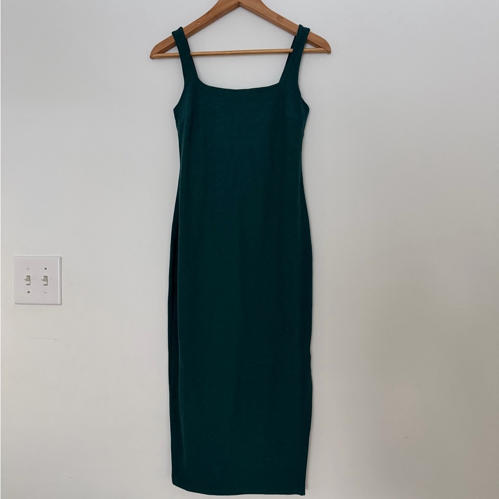 Beyond Yoga Teal Midi Dress - Picture 2 of 4
